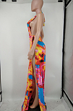 Fashion Sexy Jumpsuit Backless Bikini Long Dress A8595