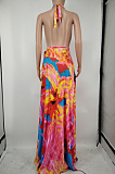 Fashion Sexy Jumpsuit Backless Bikini Long Dress A8595