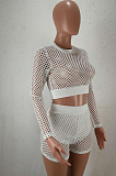 Plaid Hollow Out Casual Sport TWO-Piece HHM6513