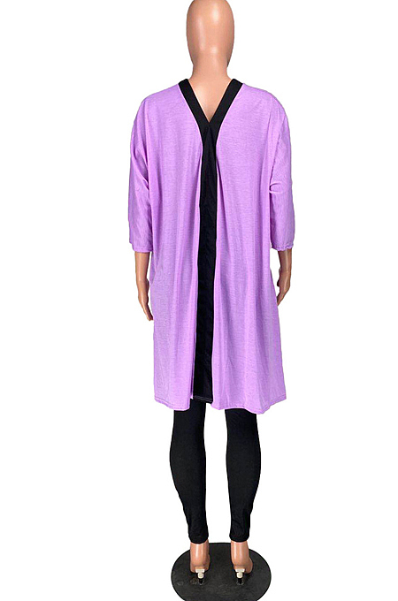 Fashion Casual Color Matching V Neck Two-Piece NYZ8008