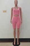 Sexy Behind Stealth Zipper Pure Color Tight Jumpsuit ALS244