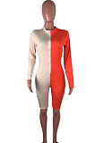 Fashion Joining Together Pit Bar Stretch Jumpsuit QZ4333