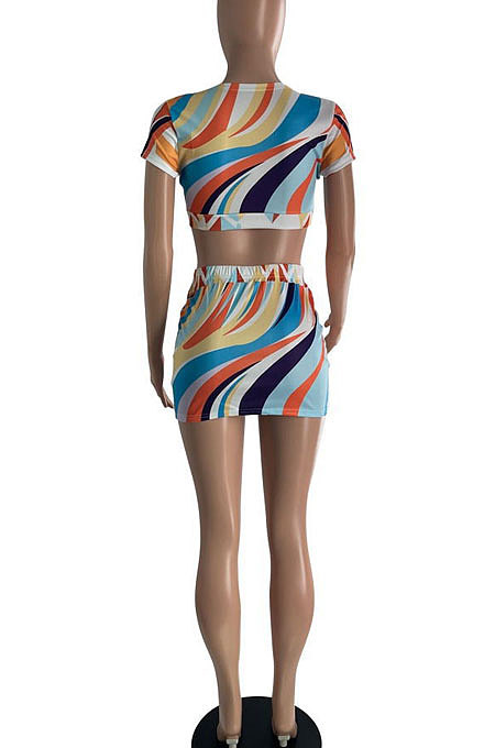 Women Fashion Sexy Colours Chest Warp Skirts Sest YZL833