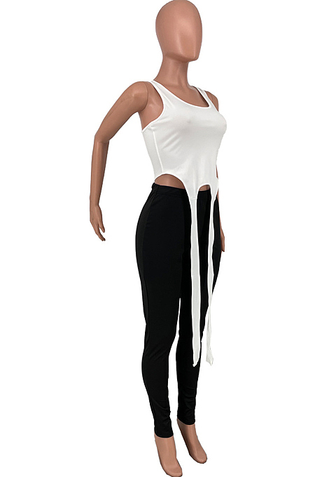 Vest Strip Sexy Pure Colot Two-Piece CYY8085