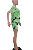 Trendy Sets Tie Dye Printing Casual Shorts Sets AYM5004