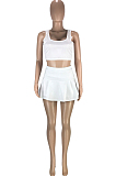 Fashion Sexy Prue Color Cultivate One's Morality Vest Culottes Two-Piece SM9158