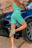 Fashion Casual Camouflage Vest Shorts Two-Piece LSZ9073