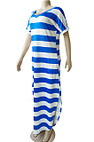 Fashion Casual Stripe Ling Dress WM2328