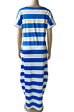 Fashion Casual Stripe Ling Dress WM2328