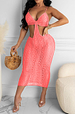 Women Sexy Lace Hollow Out Sling Dress TRS1130