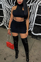 Cute Sleeveless Vest Culottes Two-Piece LSZ9071