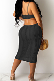 Women Sexy Lace Hollow Out Sling Dress TRS1130
