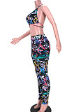 Casual Printing Sexy Two-Pieces JZH8050