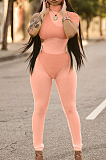 Sexy Women Net Yarn Pure Color Pit Bar Three-Piece YX9275