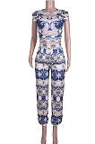 Printing Short Sleeve Pants Sets JZH8041