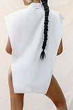 Pure Color Sexy Vest Trendy Loose T Shirts FLY20462
