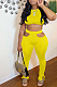 Fashion Sexy Hollow Out Pure Color Two-Piece OEP6272