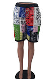 Printing Trendy Casual Double Pocket Shorts OH8036