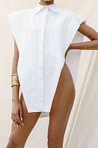 Pure Color Sexy Vest Trendy Loose T Shirts FLY20462