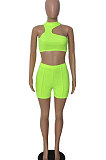 Sexy Casaul Pure Color Shorts Sets YMM9066