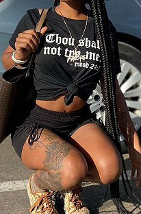 Women Fashion Printing Commuting Shorts Sets WME2033