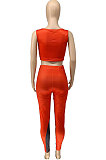 Trendy Yoga Sport Sleeveless Long Pants Two-Pieces WME2022