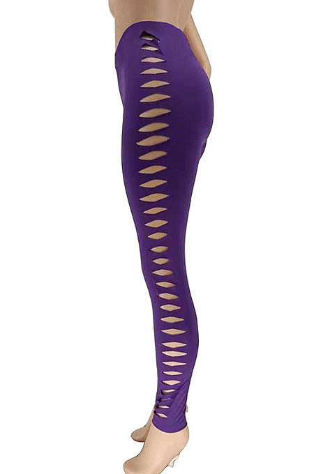 Trendy Tideway Sexy Hollow Out Tight Casual Pants WME2031