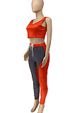 Trendy Yoga Sport Sleeveless Long Pants Two-Pieces WME2022