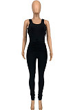Fashion Tideway Sleeceless Ruffle Sexy Bodycon Jumpsuits WME8888
