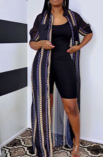 Casual Perspective Prevent Bask In Shirt Dress L0344