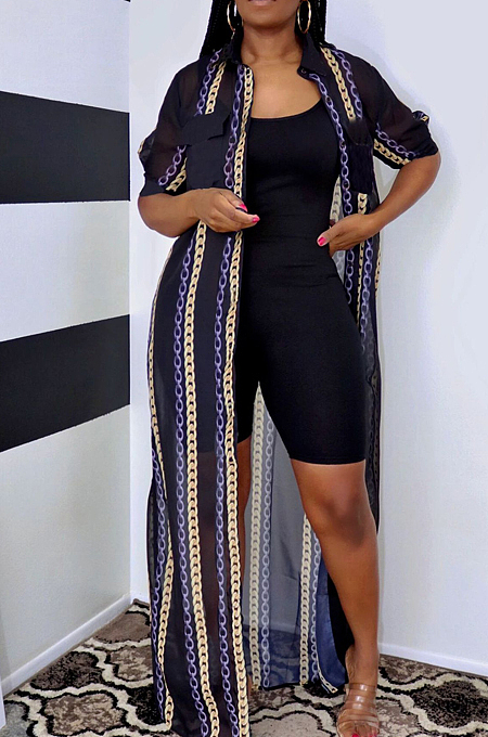Casual Perspective Prevent Bask In Shirt Dress L0344