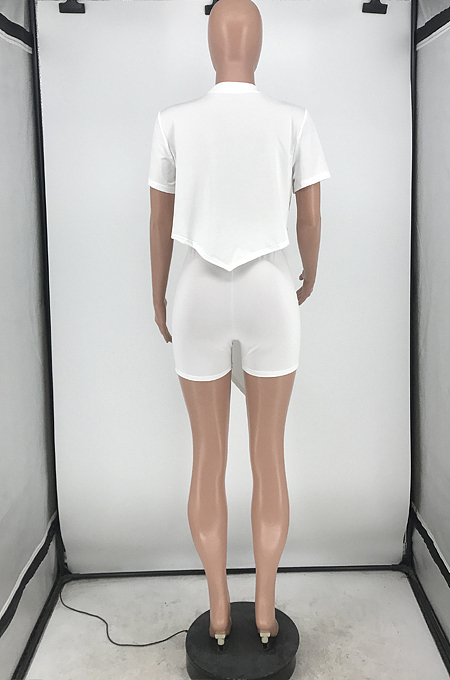 Sexy Women Pure Color Personality Two-Piece HG112