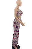 Fashion Cultivate One's Morality Boob Tube Top Leopard Print Two-Piece PQ8031