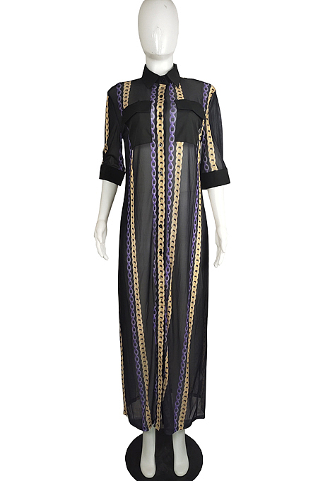 Casual Perspective Prevent Bask In Shirt Dress L0344