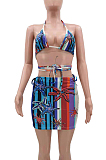 Euramerican Sexy Bind Print Bikini Sets TK6168