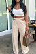 Fashion Pure Color Pairs Of Trousers Sport Casual Loose Pants NRS8057