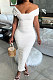 Fashion Streets Temperament Ruffle Milk Silk Irregular Long Dress WME2054