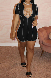 Euramerican Positive And Negative To Wear Bind Jumpsuit MD428