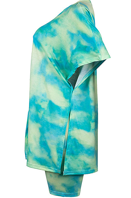 Fashion Tie Dye The Home Loose Casusl Two-Piece MD347
