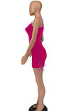 Inclined Shoulder Cultivate One's Morality Package Buttocks Mini Dress AYL2031