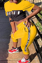 Short Sleeve Printing T Shirt Two-Pieces CYC823