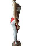 Vest Sleeveless Milk Silk Temperament Commuter Spliced Color Bodycon Jumpsuits CYC727