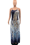 Euramerican Fashion Sling Print Casual Dress QSS5081