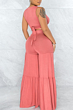 Fashion Bundled Fold Loose Pants Two-Piece Q807