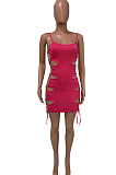 Night Club Sexy Hollow Out Dress Q777