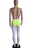 Sexy Sport Casual Net Yarn Spliced Two-pieces N9280