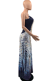 Euramerican Fashion Sling Print Casual Dress QSS5081