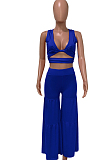 Fashion Bundled Fold Loose Pants Two-Piece Q807