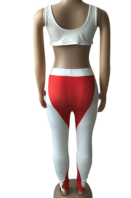 Vest Sleeveless Milk Silk Temperament Commuter Spliced Color Bodycon Jumpsuits CYC727