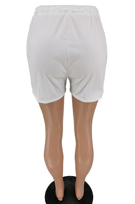 Fashion Casual Pure Color Printing Shorts PU6069